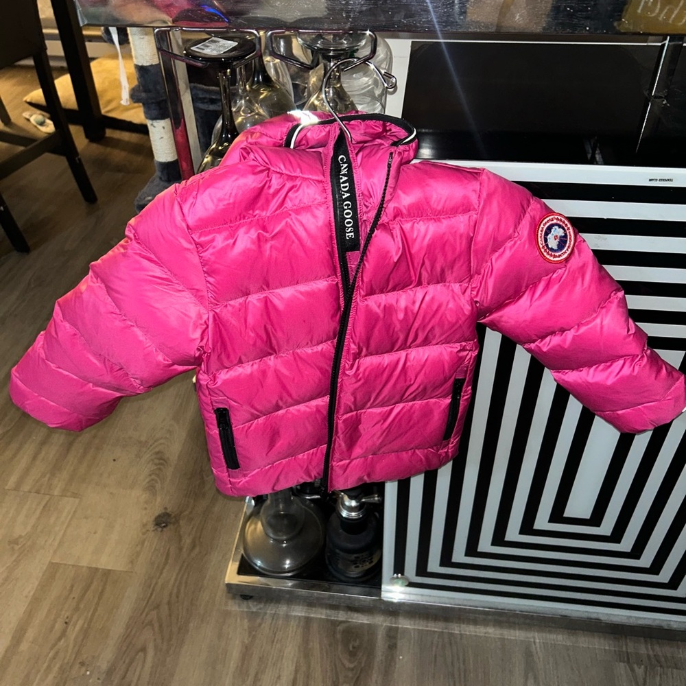 Canada Goose Vibrant Pink Puffer Jacket